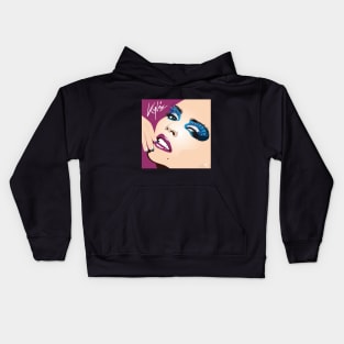 Kylie Minogue Pop Art Memorabilia Kids Hoodie